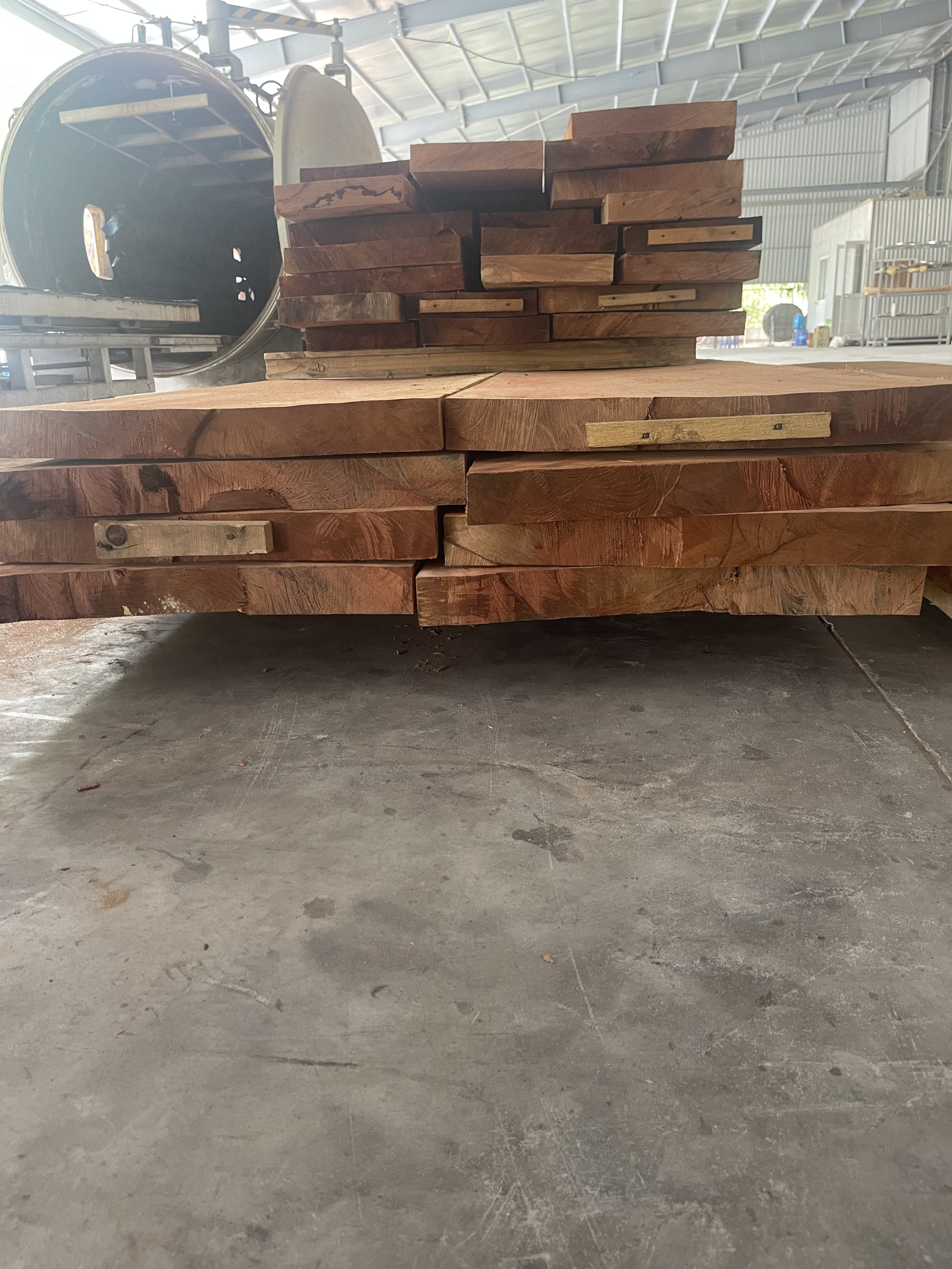 Detail of high-frequency drying kiln