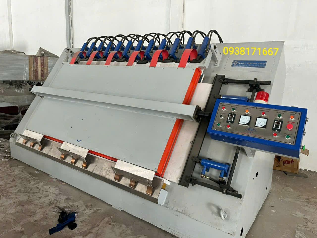 A-frame press in production facility