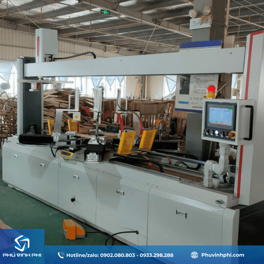 Frame press - side view