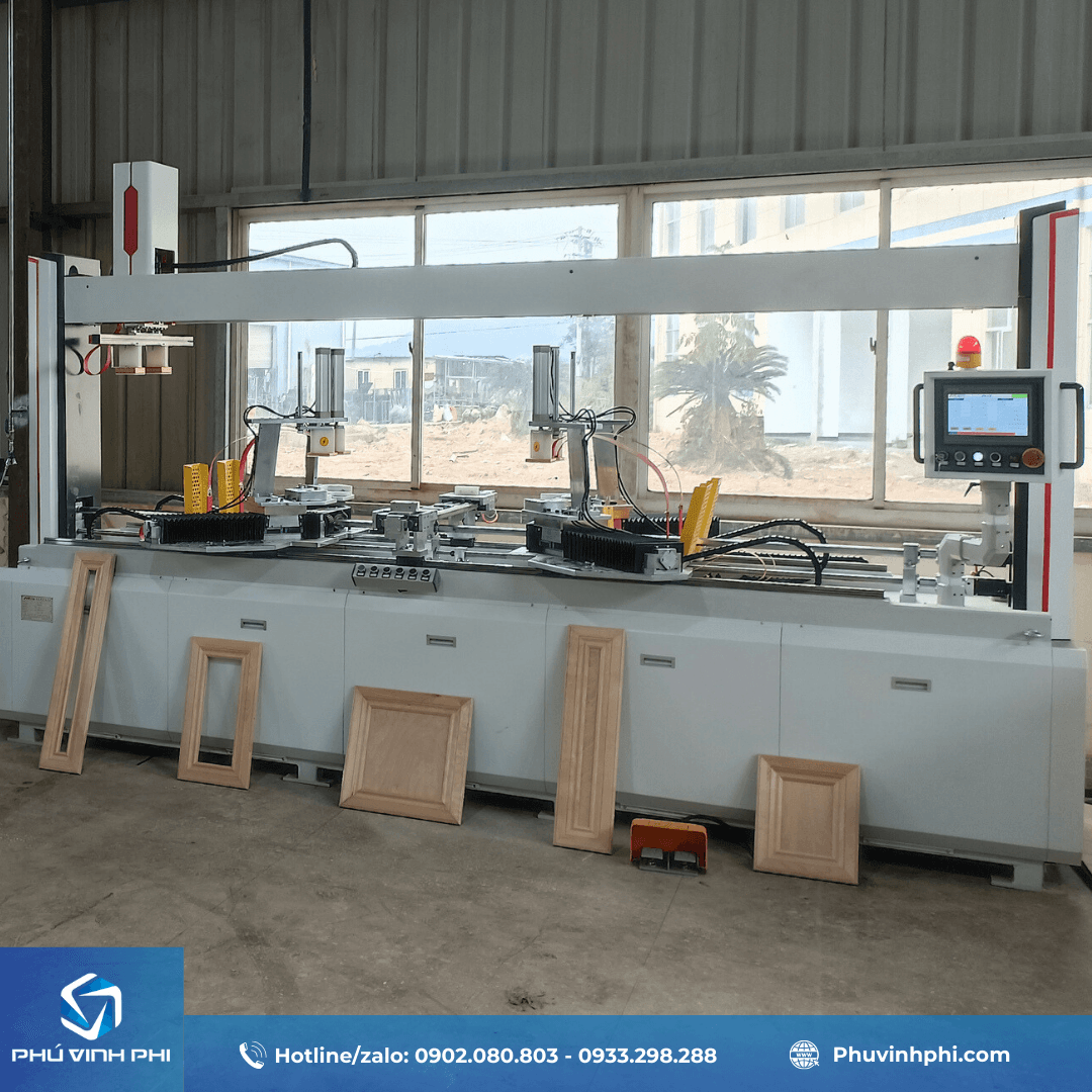 Frame press in production facility